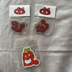 ヒダカナオト　ぼんやり子だぬき アクリルキーホルダー ステッカーセットのサムネイル