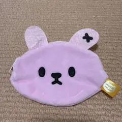 MUZIK TIGER ガチャガチャ　ポーチ ピンク