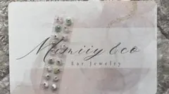 期間限定2点￥600！耳つぼジュエリー 天然石風 18粒