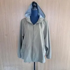 オリーブグリーン フード付きジャケット３L