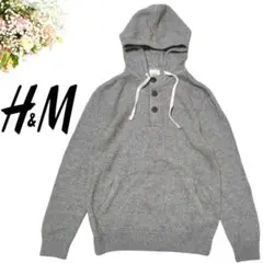 H&M パーカー フーディー グレープルオーバー M-L
