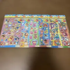 クレヨンしんちゃん　キラキラホログラムシール　全6種類コンプリートセット