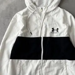 鳴*海様 15879 アンダーアーマー ロゴ 裏地メッシュ ナイロンジャケット