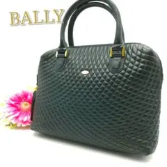 ✨美品✨BALLY トートバッグ キルティング タッセル ラムスキン グリーン