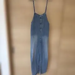 美品 cocaデニムストラップオーバーオール