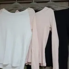 今週週末だけ価格！早い者勝ち！ユニクロUNIQLOM～Lロンティ三枚切りっぱなし