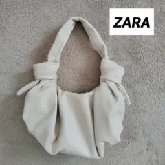 ZARA ホワイト ハンドバッグ
