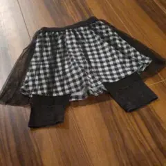 韓国子供服 bee スカッツ チュール スカート スカパン レギンス スパッツ