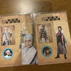 ミュージカル刀剣乱舞 乱舞博覧会トレカ 歌合 ステッカー 和泉守兼定,巴形薙刀