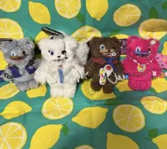 最安価！【新品】USJハミクマキャンディパンク ソウル　キーチェーン 4種セット