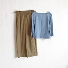 PLST セットアップ 綺麗目カジュアルオフィスセレモニー学校行事旅行L