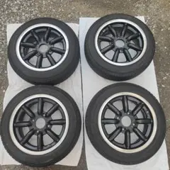 わ*ず様 R.S. ワタナベ　 14インチ マットブラック ホイール　ワタナベホ 在庫ありの場合即納】4本セット RS Watanabe 4S TYPE 14×6.5J +14.5 4H