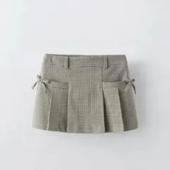 ZARA KIDS リボン付きプリーツスカート　サイズ6（116㎝）