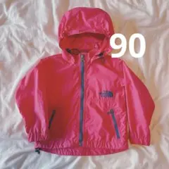 比較的美品★ノースフェイス　アウター　90 ピンク