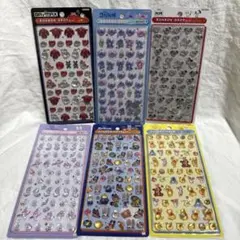 【正規品】ボンボンドロップシール　ミニ　ディズニー　セミコンプ　6種セット❤︎