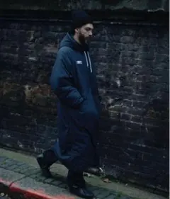 【激レア】UMBROアンブロ/ベンチコート/COMOLI類似/背面プリント/XL 激レア】UMBROアンブロ/ベンチコート/COMOLI類似/背面プリント/XL 【激