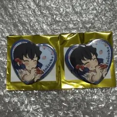 鬼滅の刃 ストロベリーフェスティバル アクスタ 缶バッジ 嘴平伊之助