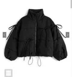 GRL ラメツイードリボンダウンジャケット gc317