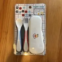 【新品未使用】familiar 子供用スプーン・フォークセット　ファミリア