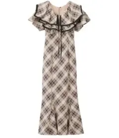 リリアンカラット スクエアフリルマーメイドワンピース サイズ2