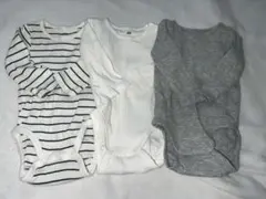 【60cm】H&M オーガニックコットン ベビー肌着 3枚セット