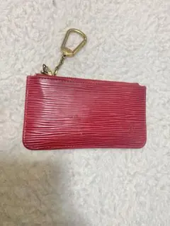 オ*イ様 LOUIS VUITTON レザーコインケース　断捨離　エピ　赤