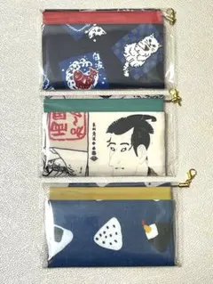 ハンドメイド☆和柄名刺ホルダー　カードホルダー　3点セット