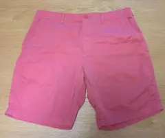 【美品】UNIQLOユニクロ　チノショートパンツ Lサイズ　ピンク