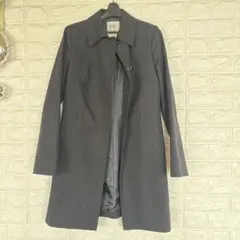 MICHEL KLEIN ブラックトレンチコート 38