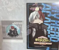 僕のヒーローアカデミア　轟焦凍　缶バッジ＆ポストカード