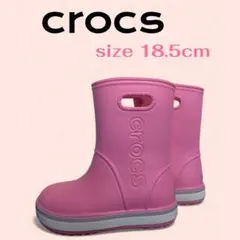 crocs ピンク 長靴 サイズ18.5cm