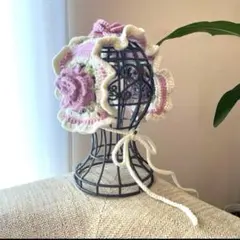 ♡ヘッドドレス♡౨ৎ︎只今仕上がりー！౨ৎ︎薔薇が可愛い♡ ఇ◝ ̫ ◜ఇボンネット