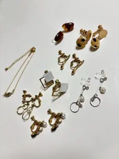 イヤリングセット 7点　ブレス1点