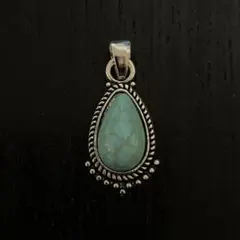 ターコイズ　ペンダントトップ　トルコ石　ネックレス　メキシカンジュエリー