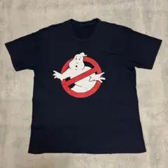 キス ゴーストバスターズ ロゴプリント Tシャツ ブラック コラボ 半袖 