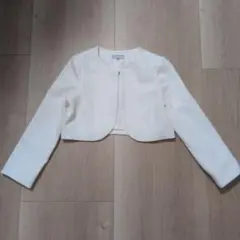 【新品未使用】anyFAM フォーマル　ボレロ　ホワイト　 130