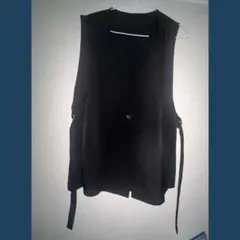 ブラックノースリーブベスト