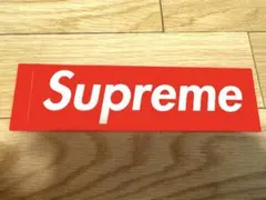 Supreme ボックスロゴ ステッカー レッド