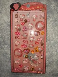 うるちゅるポップシール ハローキティ キャラクター シール