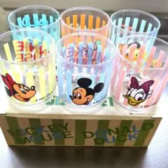 ディズニーキャラクターグラス 6個セット