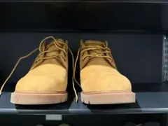 ベージュ スエード ハイカットブーツ