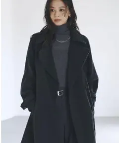 2026年最新】anuans カラー：ブラック系 ロングコートの人気アイテム