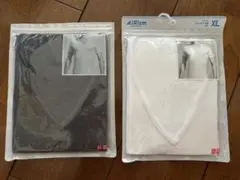 ユニクロ　エアリズム　Vネック　シャツ　肌着　イオン　タンクトップ