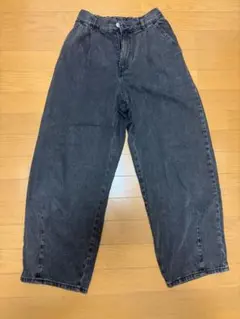 GU デニム ワイドパンツ L（160）サイズのサムネイル