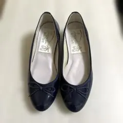 Launa lea ballet ラウナレア ネイビー　パンプス22㎝ レインのサムネイル