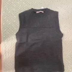 Ray BEAMS グレー ニットベスト