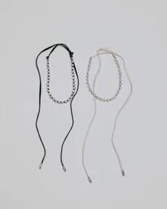 【TODAYFUL】 トゥデイフル Pearl Ribbon Choker