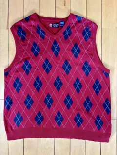 CHAPS チャップス アーガイル柄 ニットベストのサムネイル