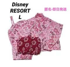 希少　東京ディズニーリゾート ミニー　浴衣 帯セット セパレート　ピンクL 即日のサムネイル