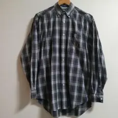 90s TOMMY HILFIGER トミーヒルフィガー 刺繍 チェックシャツ